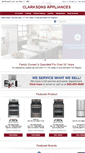 Mobile Screenshot of clarksonsappliance.com